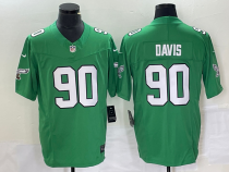 Men's Philadelphia Eagles #90 Davis Green 2023 F.U.S.E. Vapor Untouchable Limited Jersey