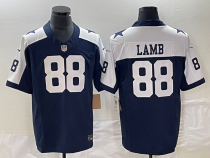 Men's Dallas Cowboys #88 CeeDee Lamb Navy 2023 F.U.S.E.Thanksgiving Limited Jersey