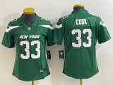 Women's New York Jets #33 Dalvin Cook Green Vapor Untouchable Limited Jersey