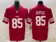 Men's San Francisco 49ers #85 George Kittle Red 2023 F.U.S.E. Vapor Untouchable Limited Jersey