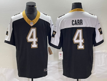 Men's New Orleans Saints #4 Derek Carr Black 2023 F.U.S.E. 1987 Legacy Vapor Limited Jersey