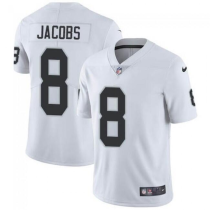 Youth Las Vegas Raiders #8 Josh Jacobs White Vapor Untouchable Limited Jersey