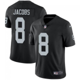 Youth Las Vegas Raiders #8 Josh Jacobs Black Vapor Untouchable Limited Jersey