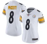 Women Pittsburgh Steelers #8 Kenny Pickett 2022 White Vapor Untouchable Limited Jersey