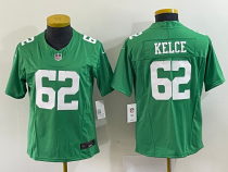 Youth Philadelphia Eagles #62 Jason Kelce Green 2023 F.U.S.E. Vapor Limited Jersey