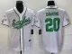 Men's Philadelphia Eagles #20 Brian Dawkins White Cool Base Baseball Stitched Jersey