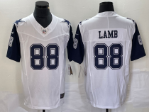 Men's Dallas Cowboys #88 CeeDee Lamb White Color Rush limited Jersey