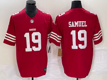 Men's San Francisco 49ers #19 Deebo Samuel Red 2023 F.U.S.E. Vapor Untouchable Limited Jersey