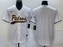 Men's San Diego Padres White Cool Base Stitched Baseball Jersey