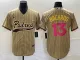 MLB San Diego Padres #13 Manny Machado Tan Cool Base Stitched Baseball Jersey