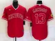 Men's San Diego Padres #13 Manny Machado Red Cool Base Stitched Baseball Jersey