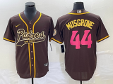 MLB San Diego Padres #44 Joe Musgrove Brown Cool Base Stitched Baseball Jersey