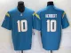 Men's Los Angeles Chargers #10 Justin Herbert Blue 2023 F.U.S.E. Vapor Untouchable Limited Jersey