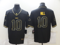 Men's Kansas City Chiefs #10 Isiah Pacheco Black Gold Vapor Untouchable Limited Jersey