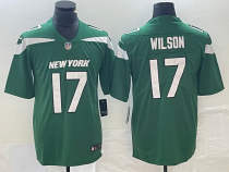 Men's New York Jets #17 Garrett Wilson Green Vapor Untouchable Limited Stitched Jersey