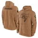 Men's Tampa Bay Buccaneers 2023 Brown Salute To Service Pullover Hoodie