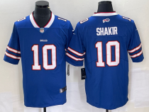 Men's Nike Buffalo Bills #10 Shakir Royal Blue Team Color Vapor Untouchable Limited Jersey