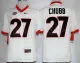 NCAA Georgia Bulldogs #27 Nick Chubb College Football White Limited Jersey