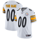 Men's Pittsburgh Steelers White Vapor Untouchable Limited Customized Jersey