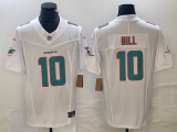 Men's Miami Dolphins #10 Tyreek Hill White 2023 F.U.S.E. Vapor Untouchable Limited Jersey