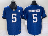 Men's Indianapolis Colts #5 Anthony Richardson Royal 2023 F.U.S.E. Indiana Nights Limited Jersey