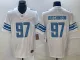 Men's Detroit Lions #97 Aidan Hutchinson White 2023 F.U.S.E Vapor Untouchable Limited Jersey