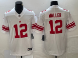 Men's New York Giants #12 Darren Waller White Vapor Untouchable Limited Jersey