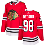 NHL Chicago Blackhawks #98 Connor Bedard Red  Adidas Stitched Jersey