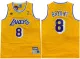 NBA Los Angeles Lakers #8 Bryant Yellow Throwback Jersey