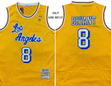 NBA Los Angeles Lakers #8 Bryant Yellow Mitchell and Ness Jersey