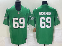 Men's Philadelphia Eagles #69 Dickerson Green Vapor Untouchable Limited Jersey