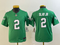 Youth Nike Philadelphia Eagles #2 Slay Jr Green 2023 F.U.S.E. Vapor Untouchable Limited Jersey