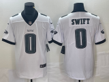 Men's Philadelphia Eagles #0 Swift Black Vapor Untouchable Limited Jersey