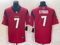 Men's Houston Texans #7 Stroud Red Vapor Untouchable Limited Jersey