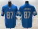 Men's Detroit Lions #87 Laporta Blue 2023 F.U.S.E Vapor Untouchable Limited Jersey