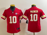 Youth Kansas City Chiefs #10 Pacheco Red Vapor Untouchable Limited Jersey