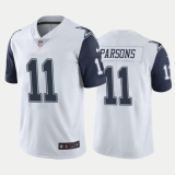 Youth Dallas Cowboys #11 Micah Parsons White Color Rush Limited Jersey