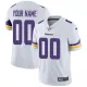Men's Minnesota Vikings Customized White Vapor Untouchable Limited Jersey