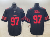 Men's San Francisco 49ers #97 Nick Bosa Black 2023 F.U.S.E. Vapor Untouchable Limited Jersey