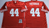 NFL San Francisco 49ers #44 Tom Rathman Red Throwback Jersey