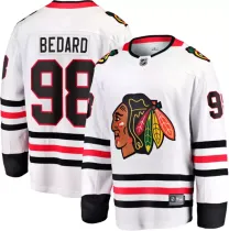 NHL Chicago Blackhawks #98 Connor Bedard White  Adidas Stitched Jersey