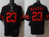 Men's San Francisco 49ers #23 Christian McCaffrey 2022 New Black Vapor Untouchable Limited Jersey