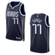 NBA Dallas Mavericks  #77 Luka Doncic 2022 Navy Statement Edition Jersey