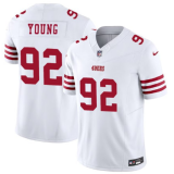 Men's San Francisco 49ers #92 Chase Young White 2023 F.U.S.E. Vapor Untouchable Limited Jersey