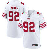 Men's San Francisco 49ers #92 Chase Young New White Vapor Untouchable Limited Jersey