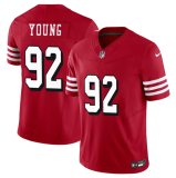 Men's San Francisco 49ers #92 Chase Young Alternate Red 2023 F.U.S.E.Limited Jersey