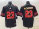 Men's San Francisco 49ers #23 Christian McCaffrey Black/Red/Gold Vapor Untouchable Limited Jersey