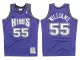 NBA Sacramento Kings #55 Williams Purple Jersey