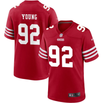 Men's San Francisco 49ers #92 Chase Young New Red Vapor Untouchable Limited Jersey