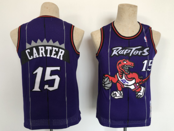 NBA Toronto Raptors #15 Carter Purple Youth Jersey